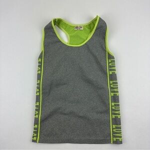 Riva USA Tank Top Womens One Size Gray Green Sleeveless